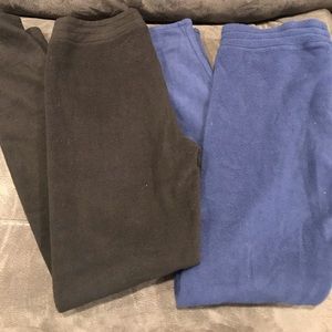Lot of 2 cuddle duds fleece pants size m